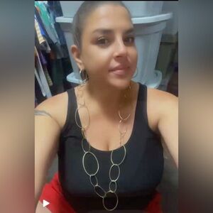 Big Gold Rings Necklace